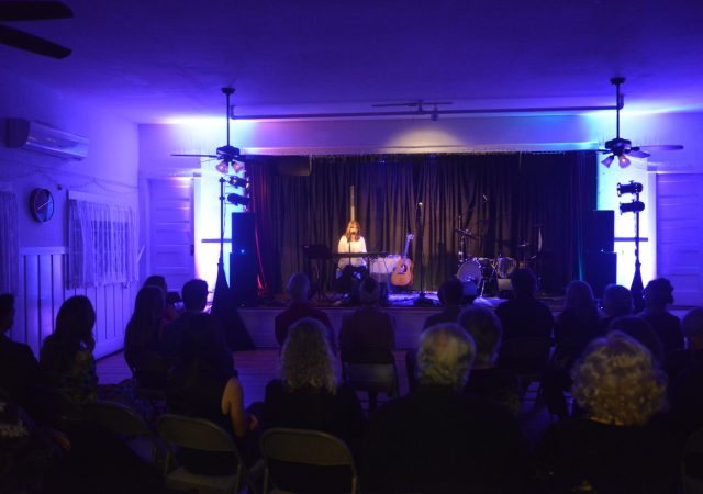 Angela Predhomme performs in Ojai, California